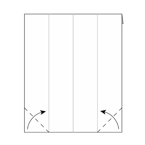 origami shirt diagram step 4