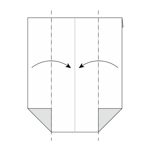 origami shirt diagram step 5