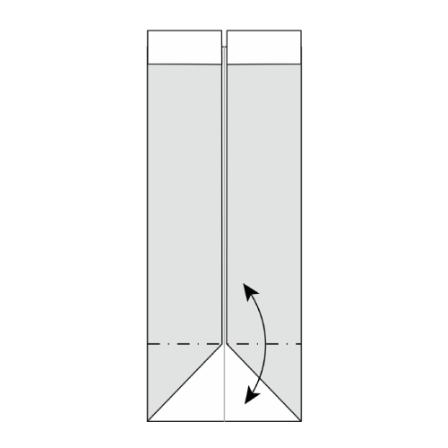 origami shirt diagram step 6