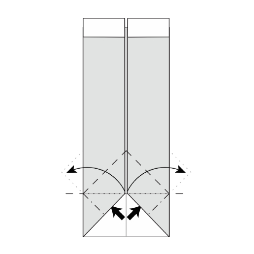 origami shirt diagram step 7