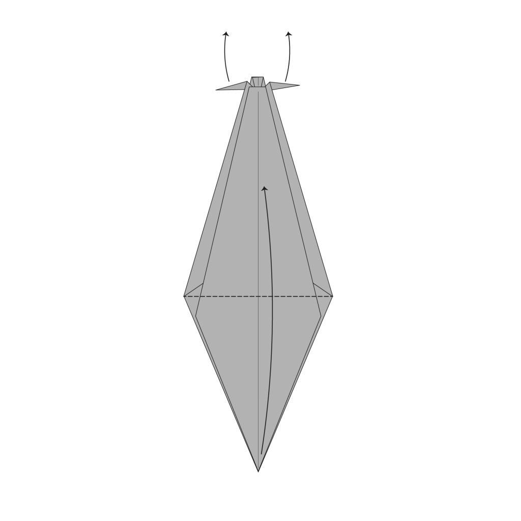 origami snail diagram step 17