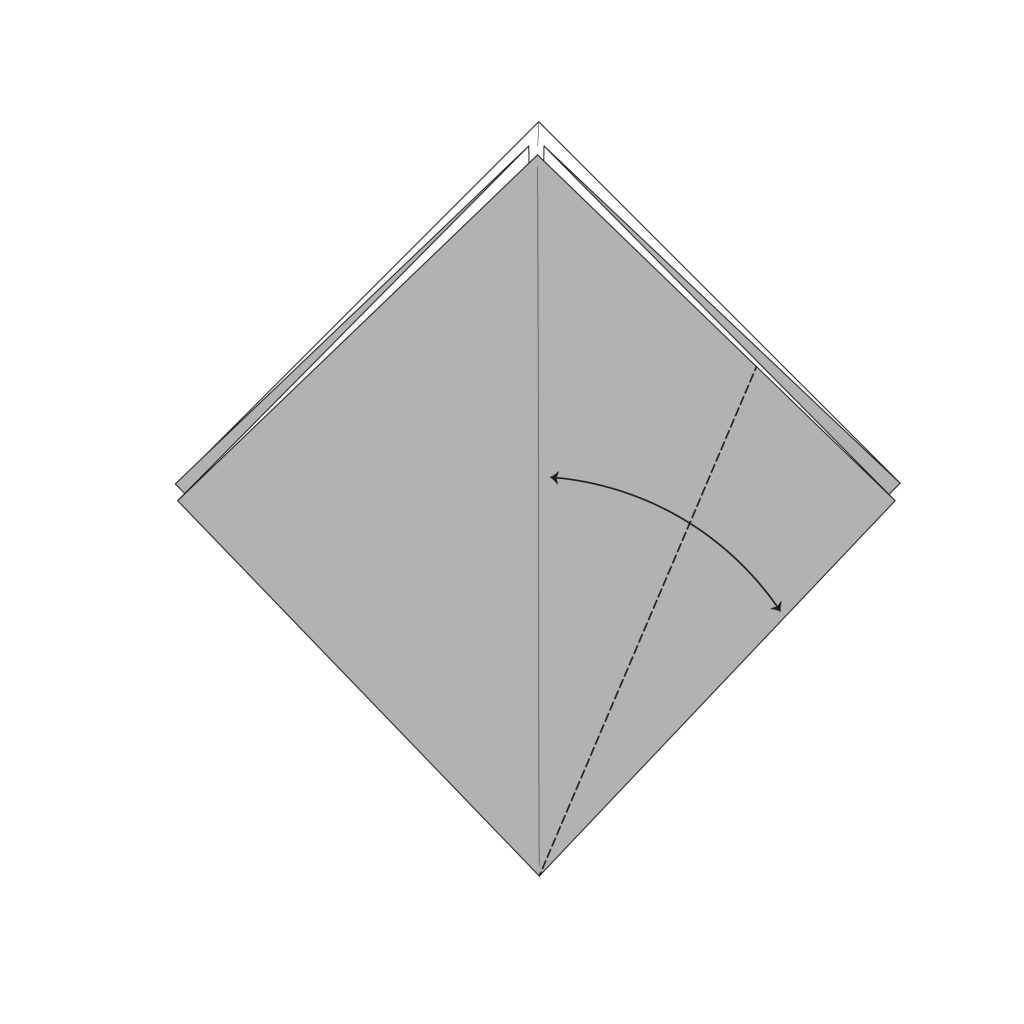 origami snail diagram step 4