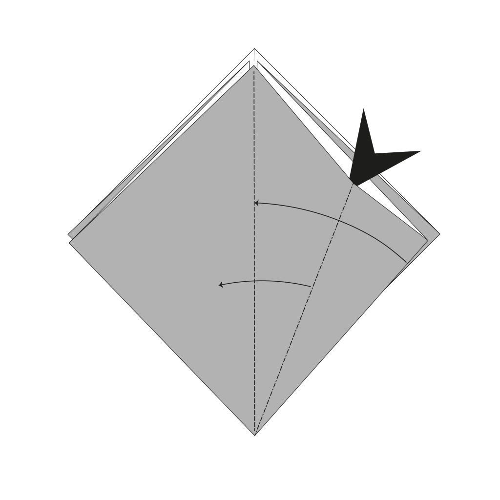 origami snail diagram step 5