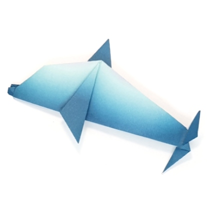 easy origami dolphin