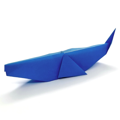 easy origami whale