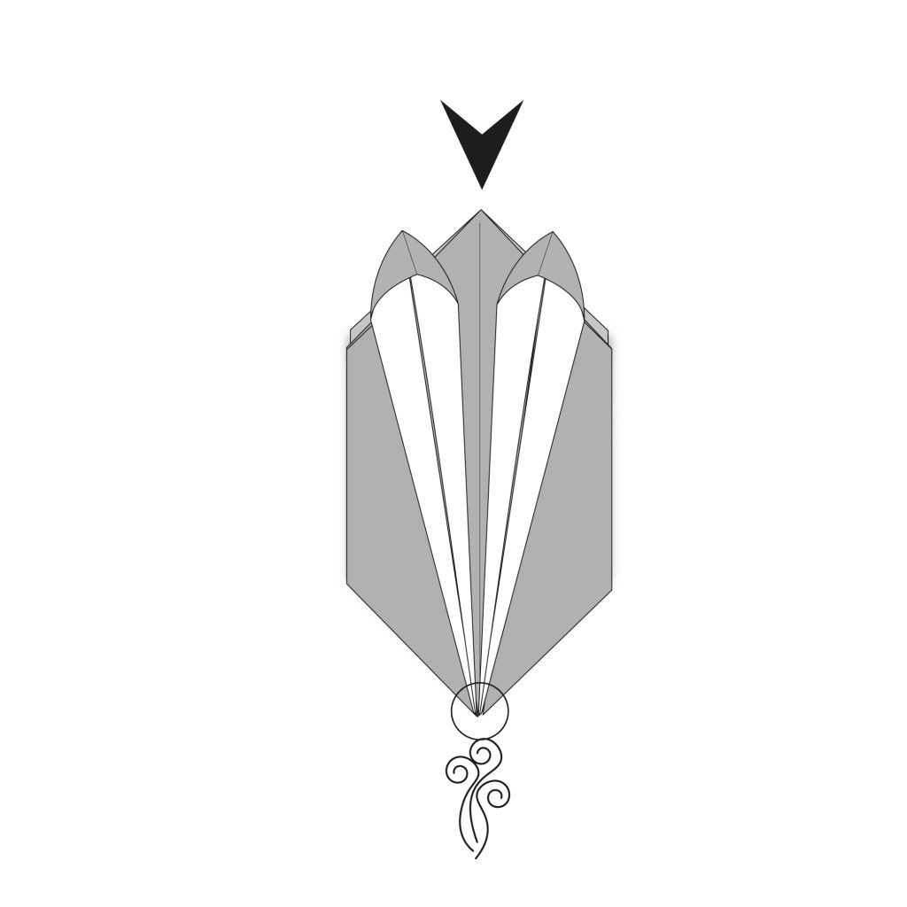 origami balloon rabbit diagram step 15