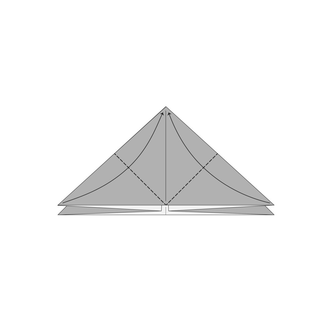 origami balloon rabbit diagram step 4