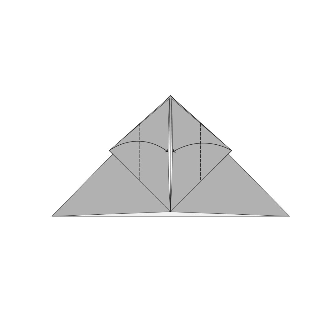 origami balloon rabbit diagram step 5