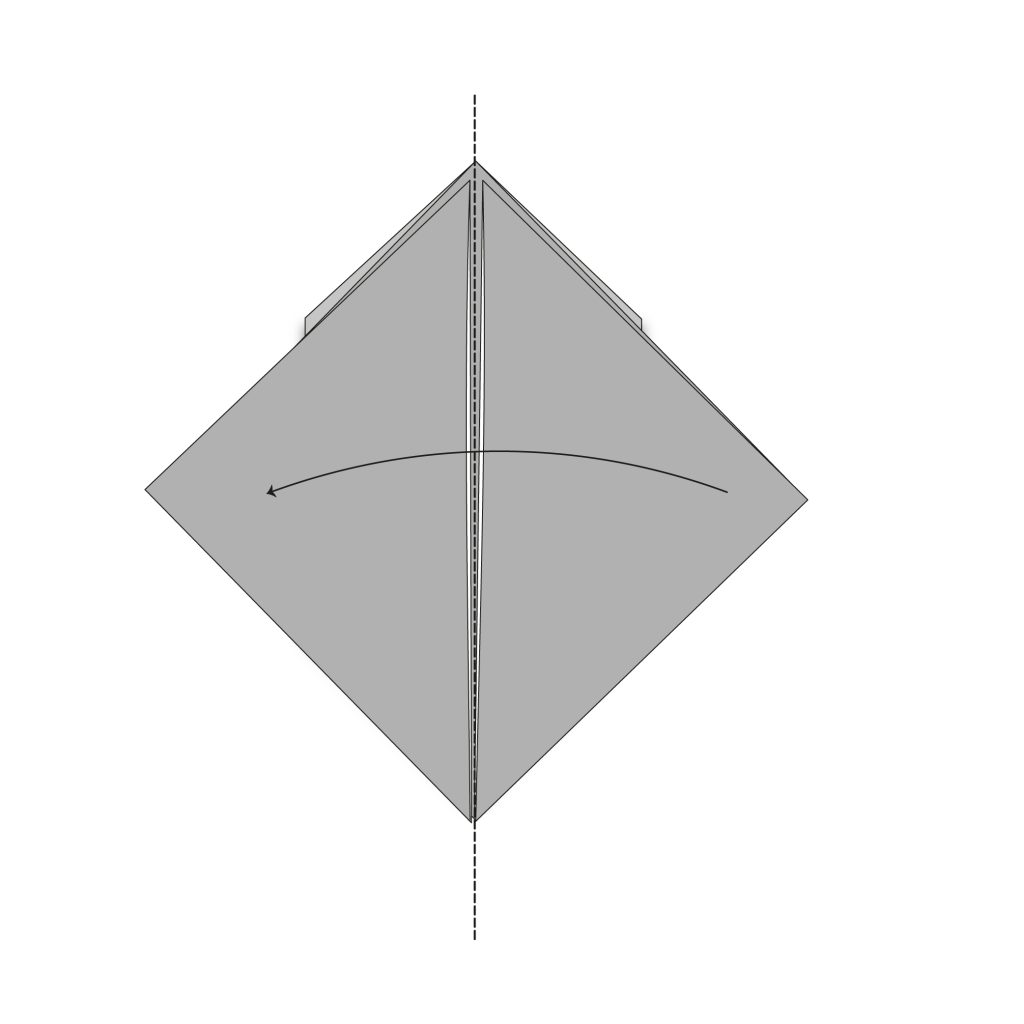 origami balloon rabbit diagram step 9