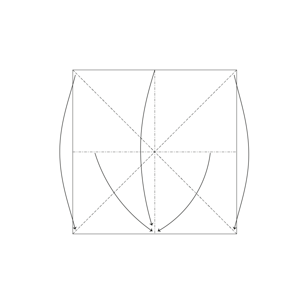 origami bat diagram step 3