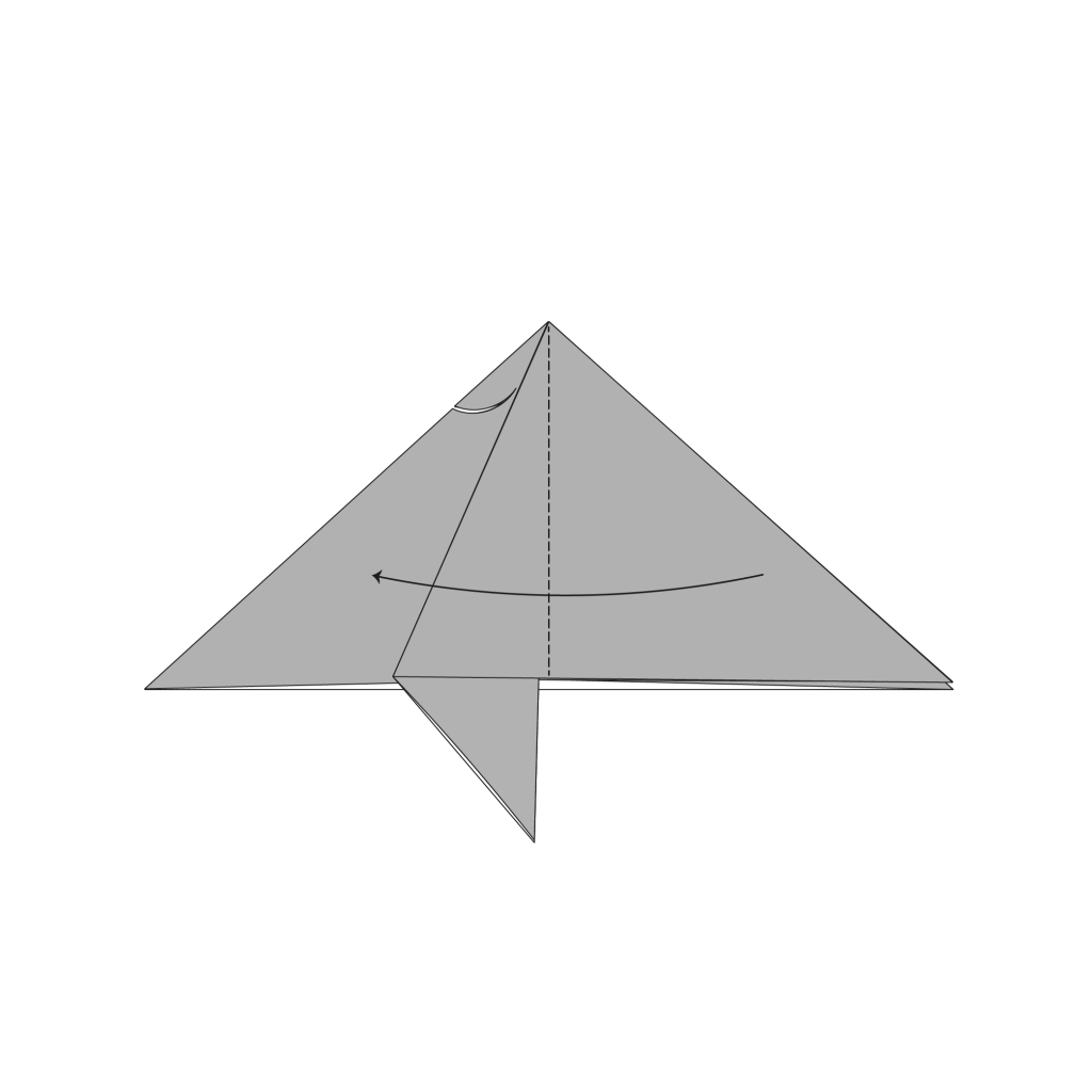 origami bat diagram step 9