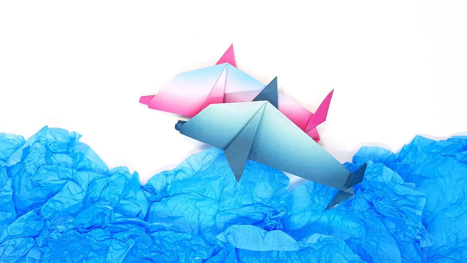 origami dolphins