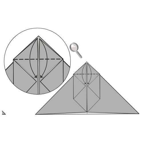 origami waterbomb diagram step 6