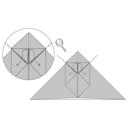 origami waterbomb diagram step 7