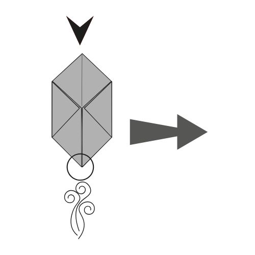 origami waterbomb diagram step 9