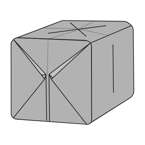 origami waterbomb diagram step completed