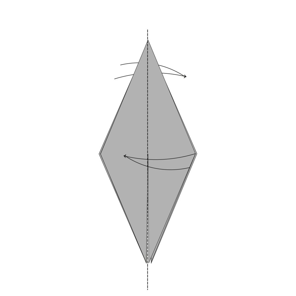 origami crab diagram step 18