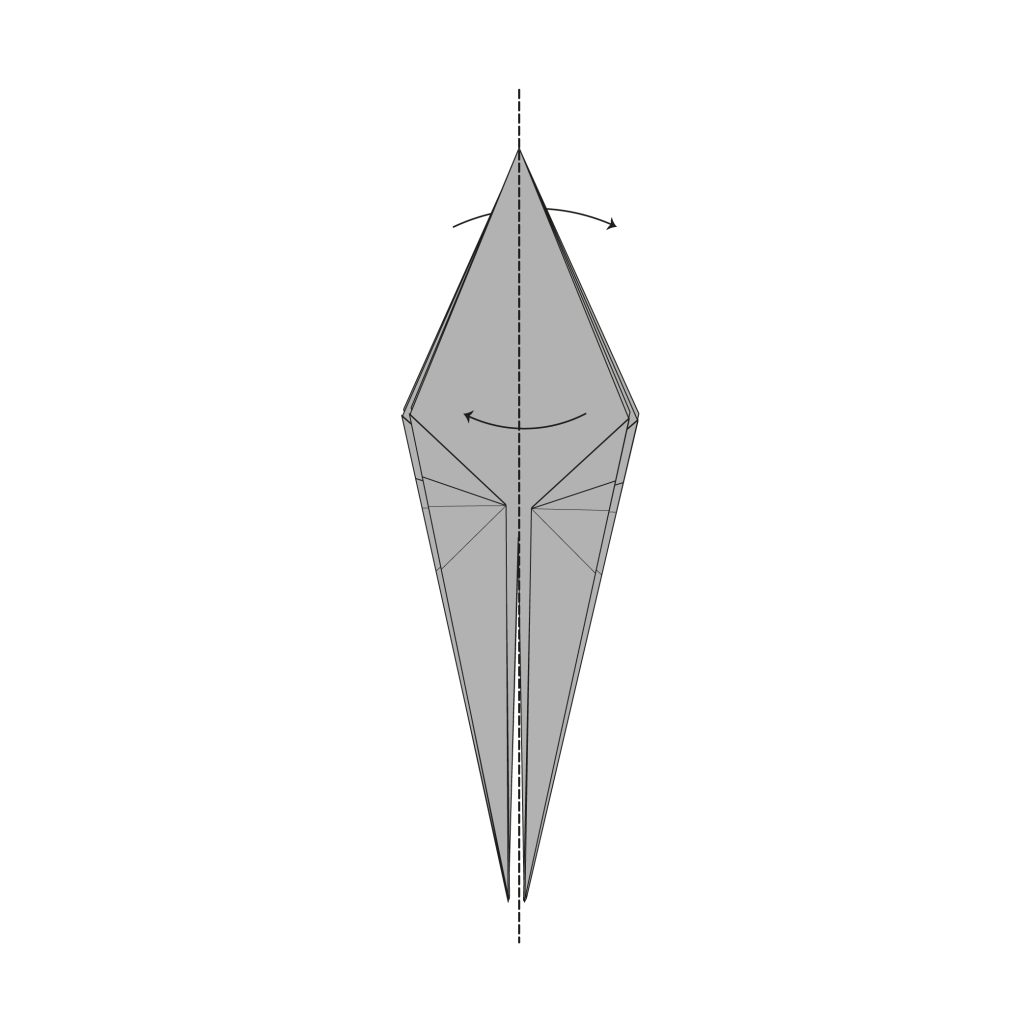 origami crab diagram step 24