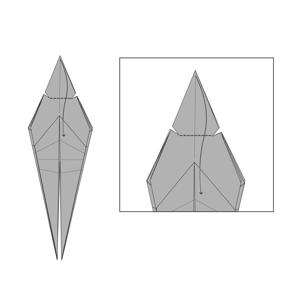 origami crab diagram step 26