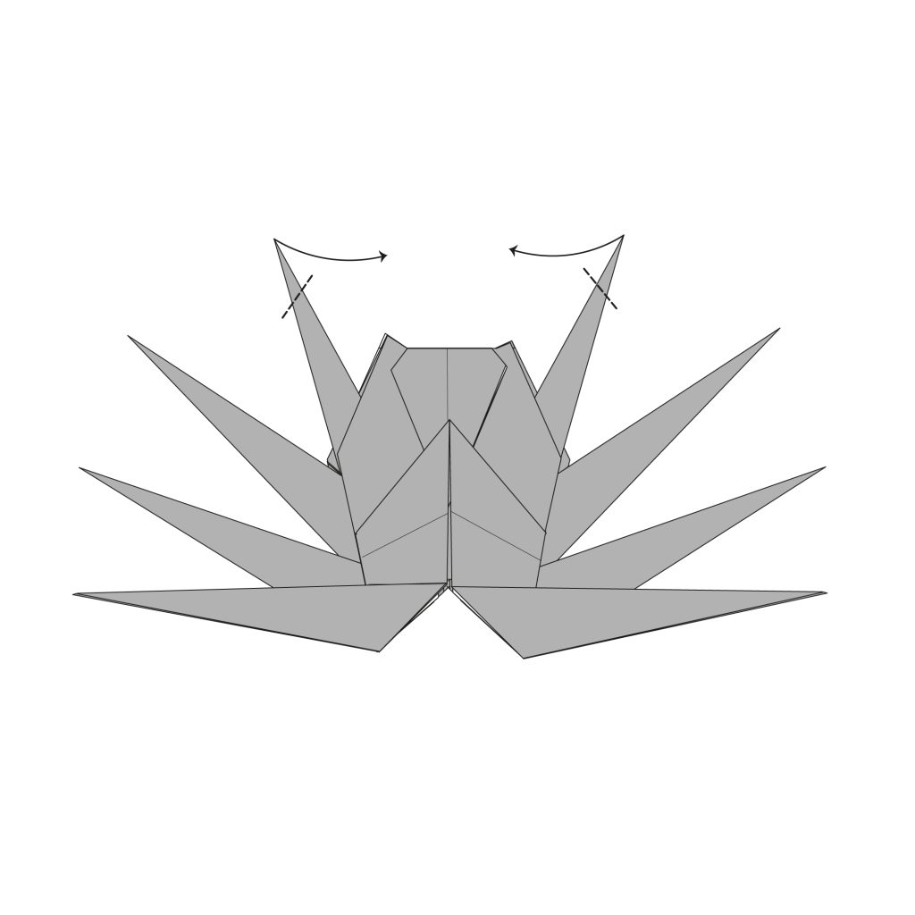 origami crab diagram step 31