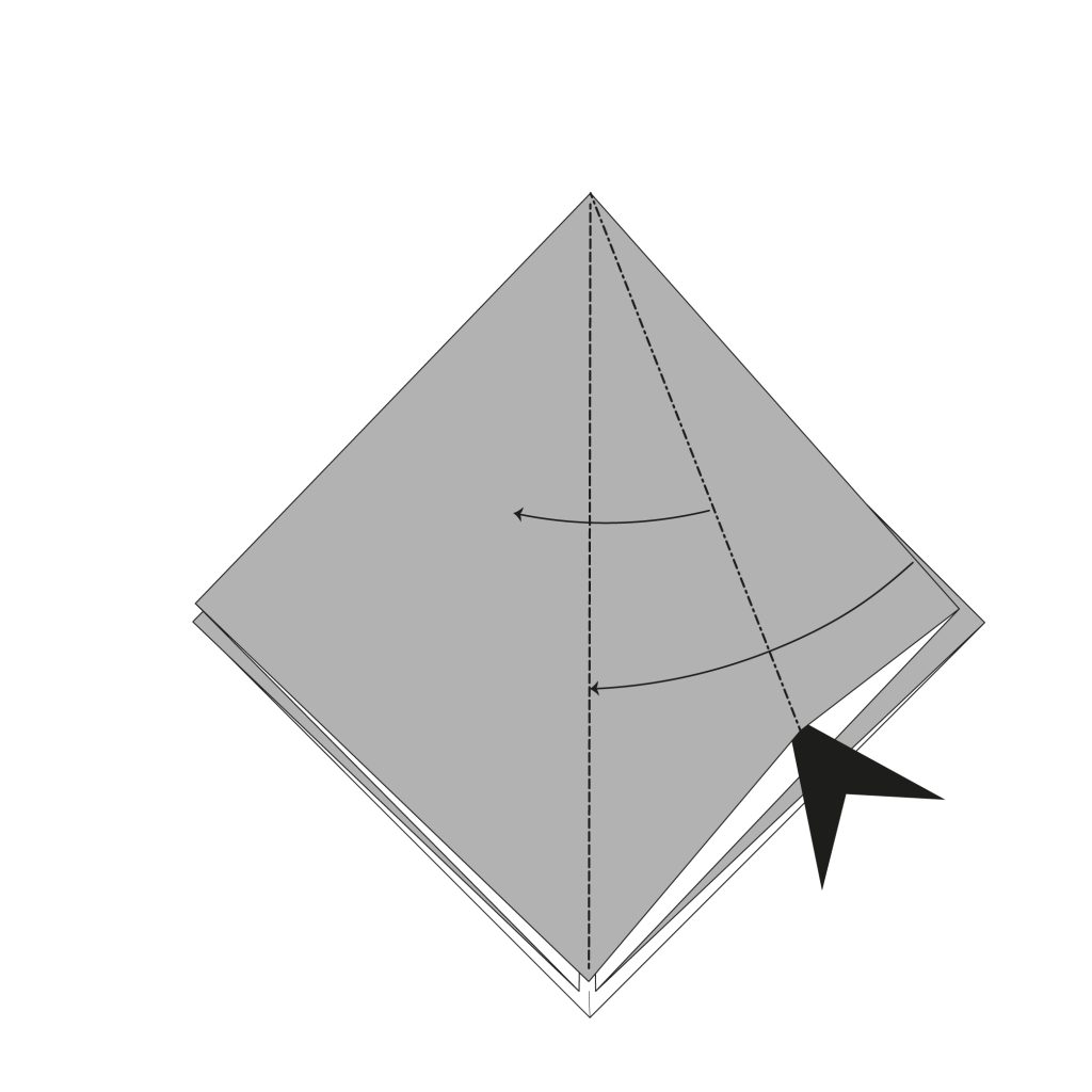 origami crab diagram step 5