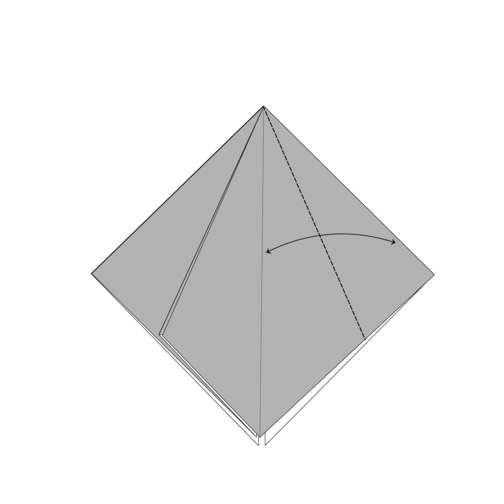 origami crab diagram step 8