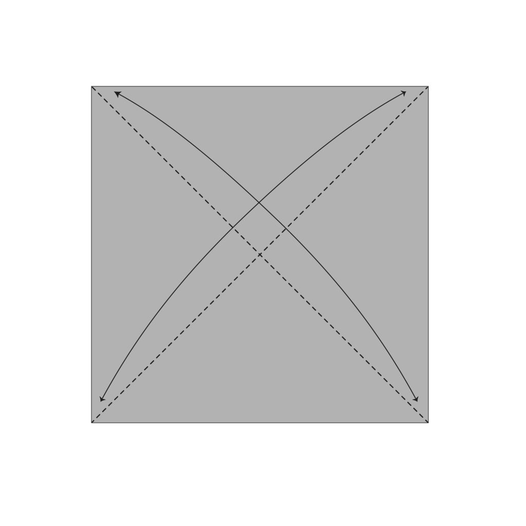 origami dragonfly diagram step 1