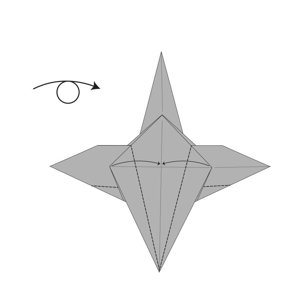 origami dragonfly diagram step 10