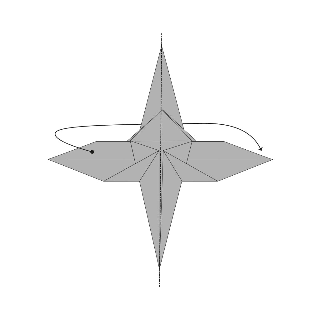 origami dragonfly diagram step 11