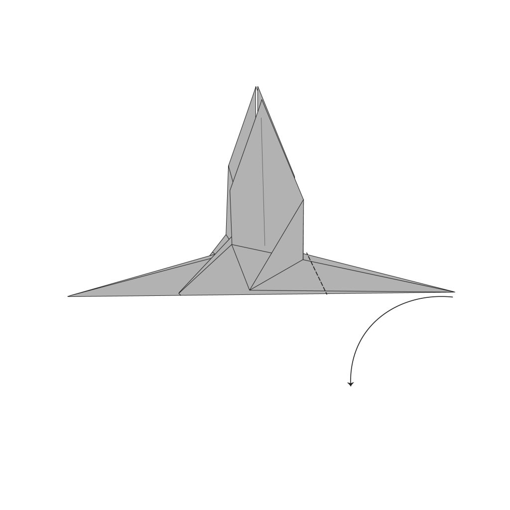 origami dragonfly diagram step 13