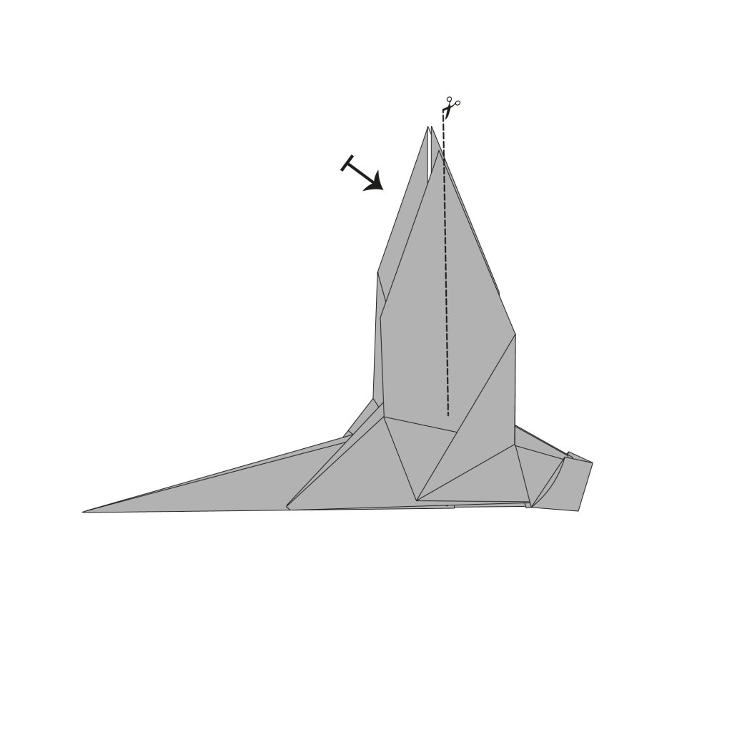 origami dragonfly diagram step 15