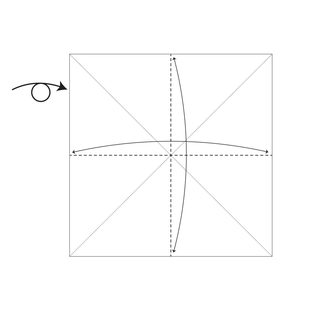 origami dragonfly diagram step 2