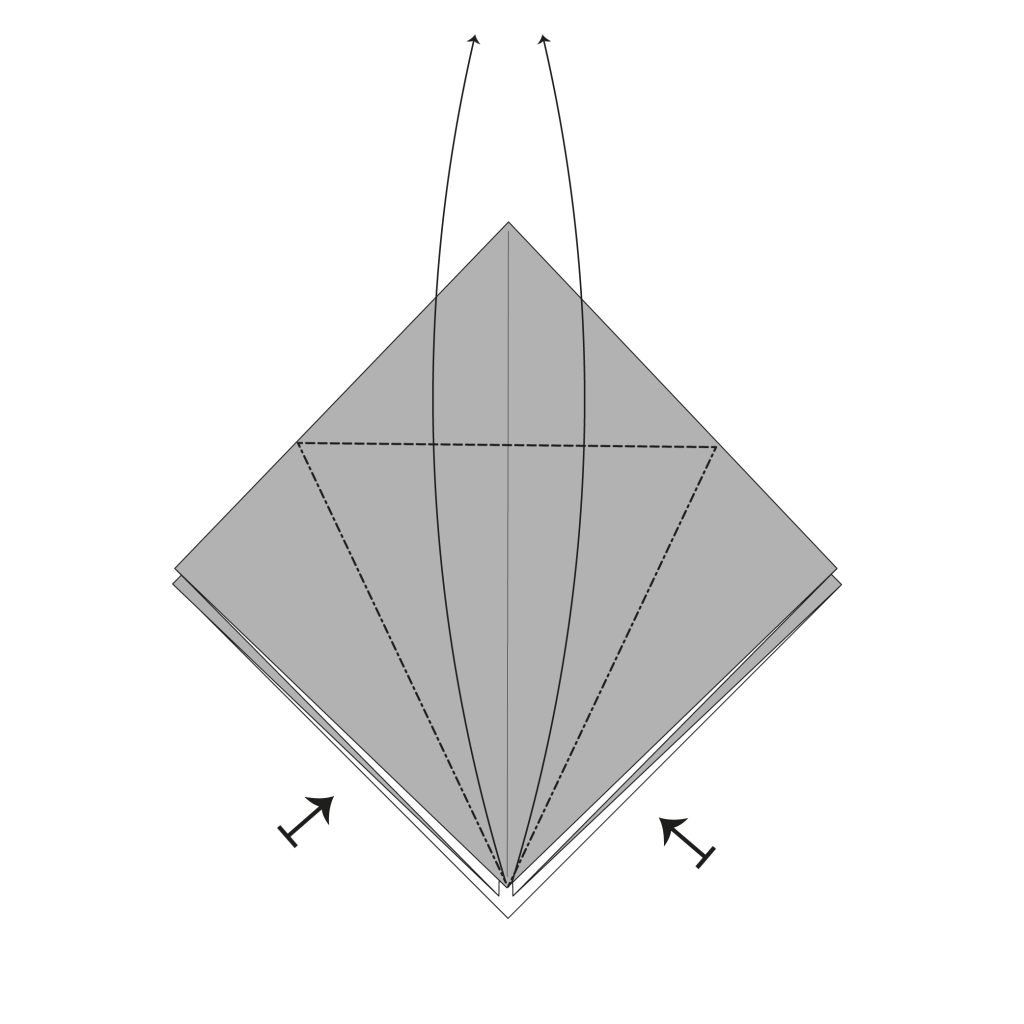 origami dragonfly diagram step 5