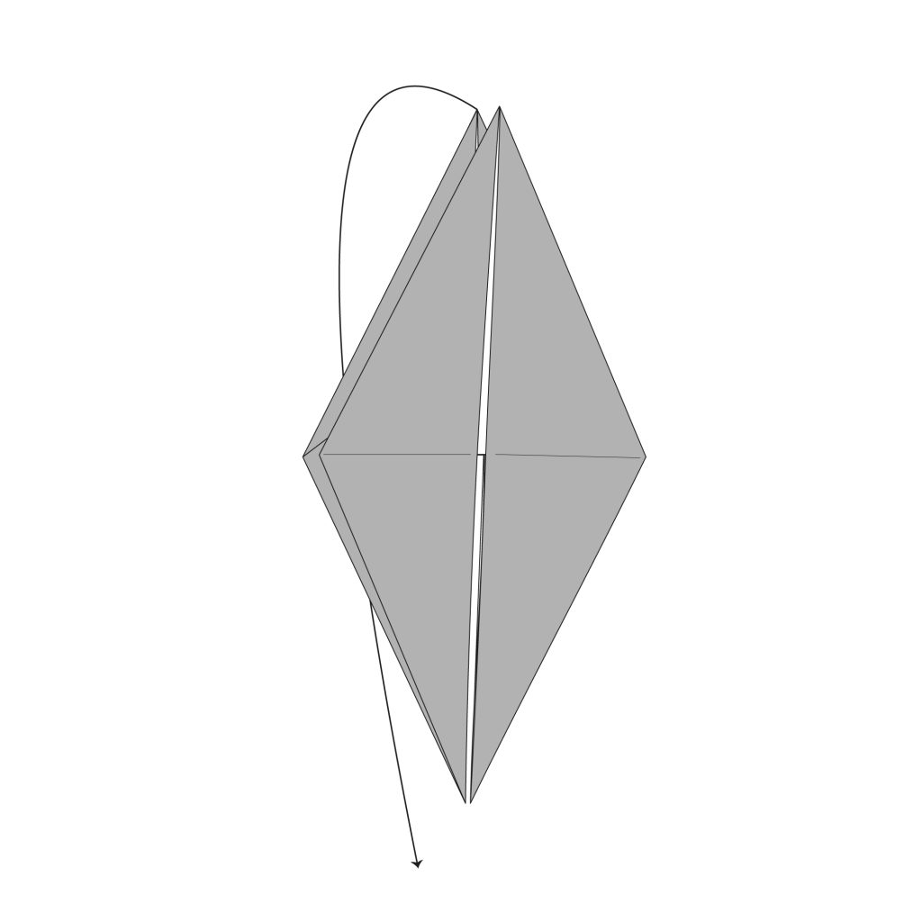 origami dragonfly diagram step 6