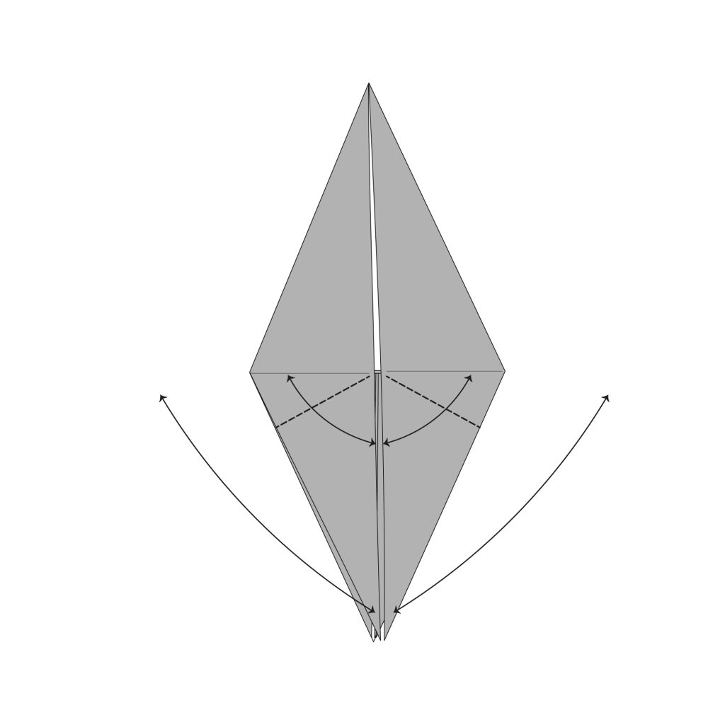origami dragonfly diagram step 7