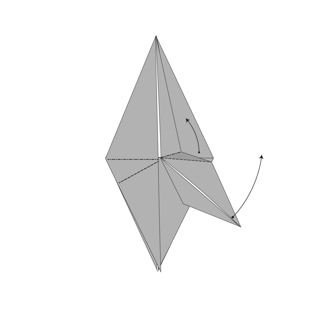 origami dragonfly diagram step 8.2
