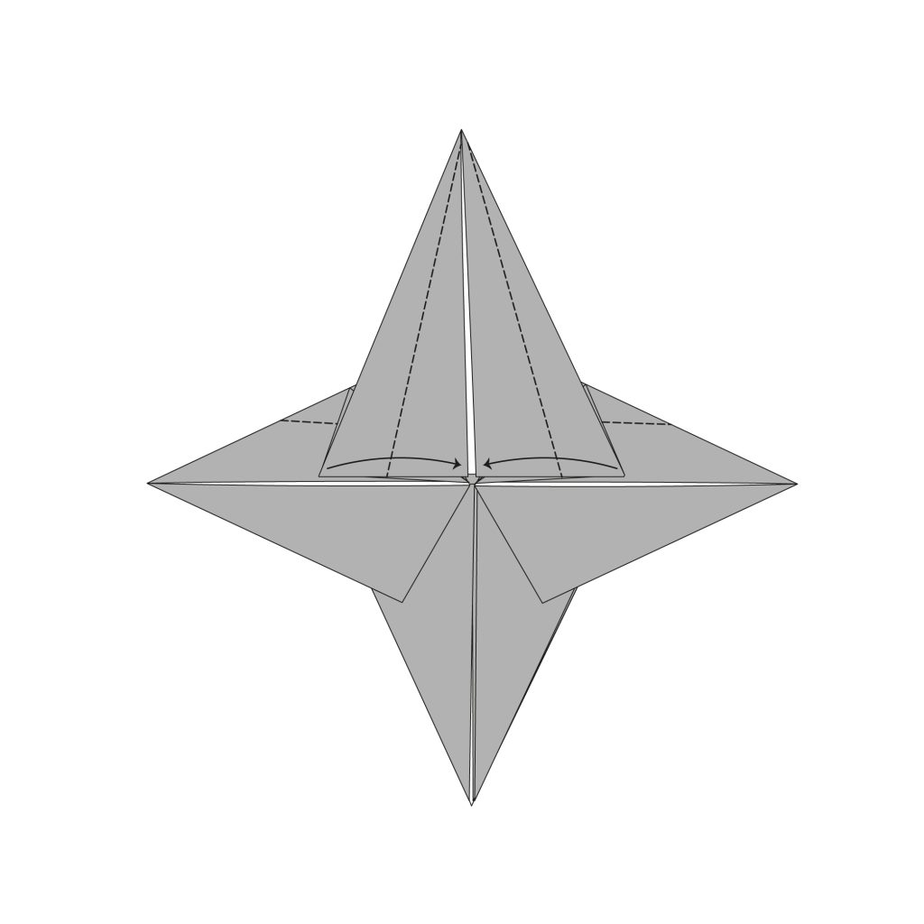 origami dragonfly diagram step 9