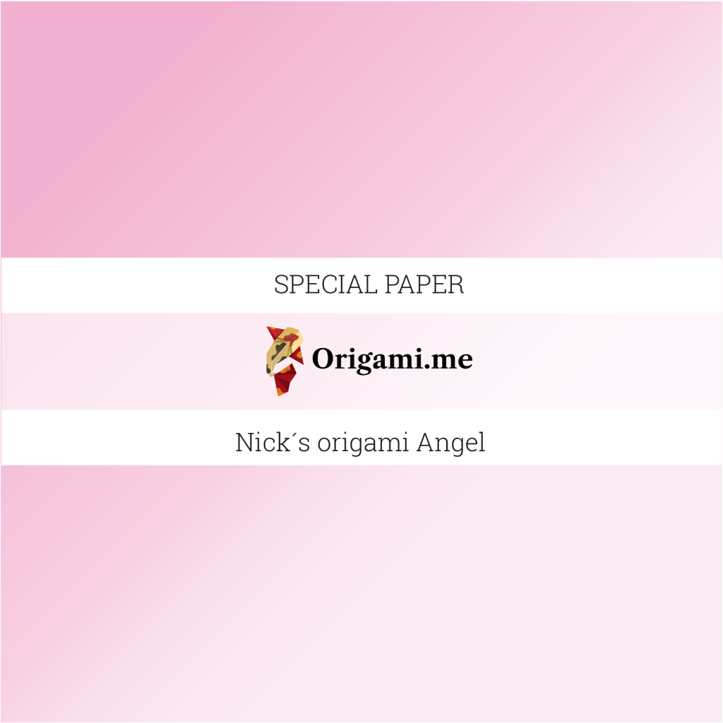 Origami Angel paper pattern