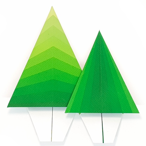 easy origami Christmas tree