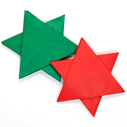 origami 6-pointed star