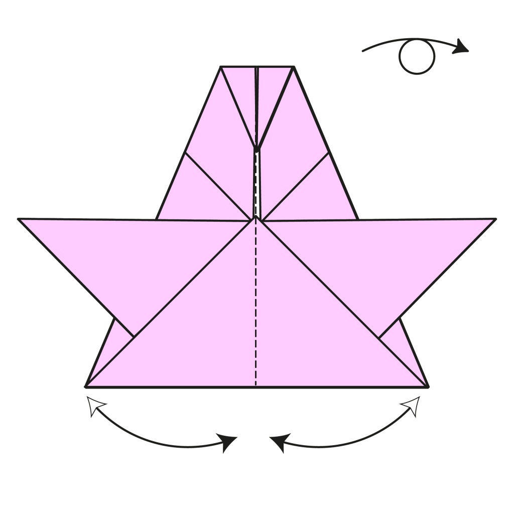 origami angel diagram step 11