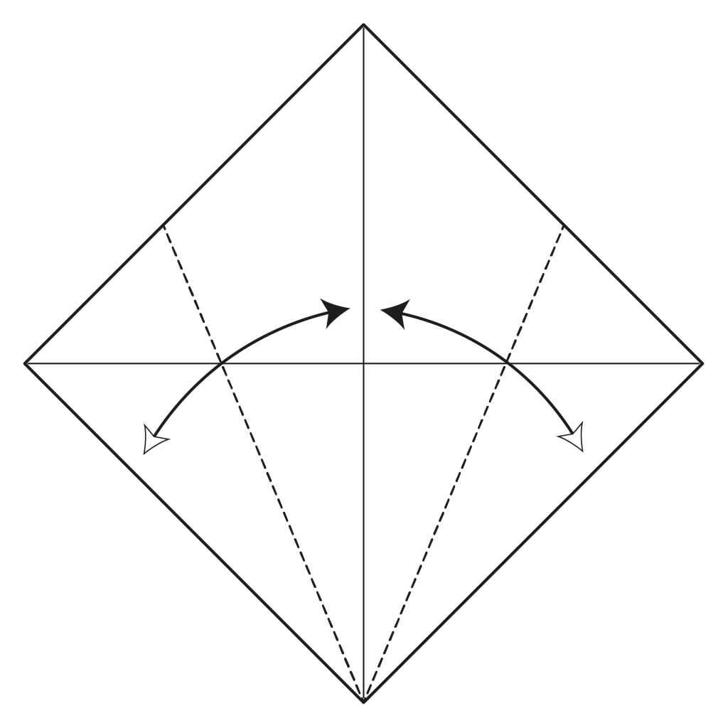 origami angel diagram step 2