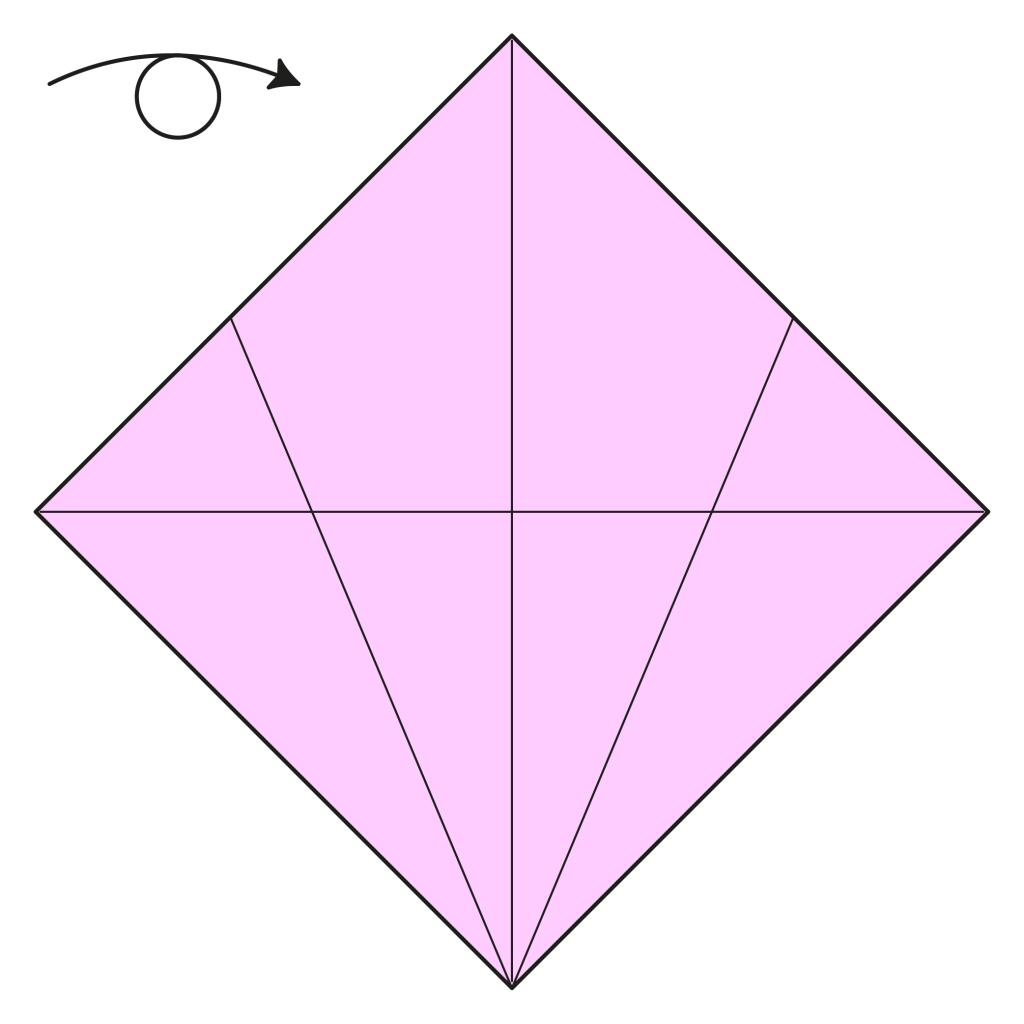 origami angel diagram step 3