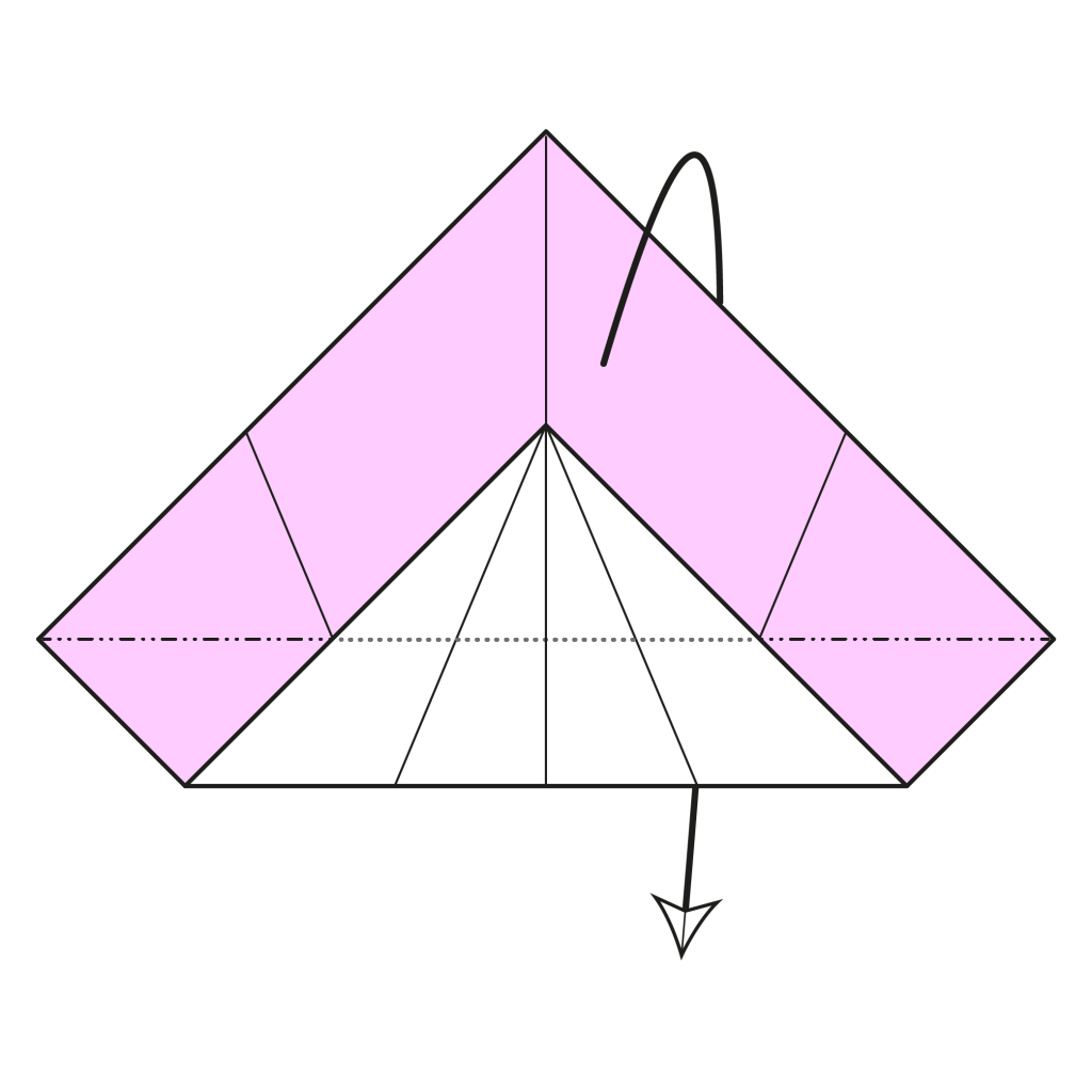 origami angel diagram step 5