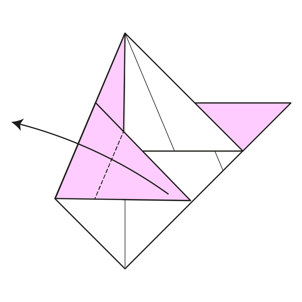 origami angel diagram step 7