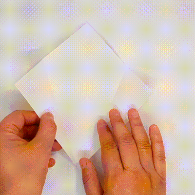 origami angel paper fold step 3