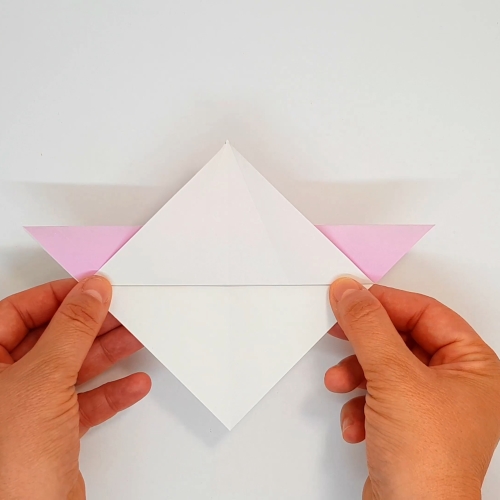 origami angel paper fold step 5