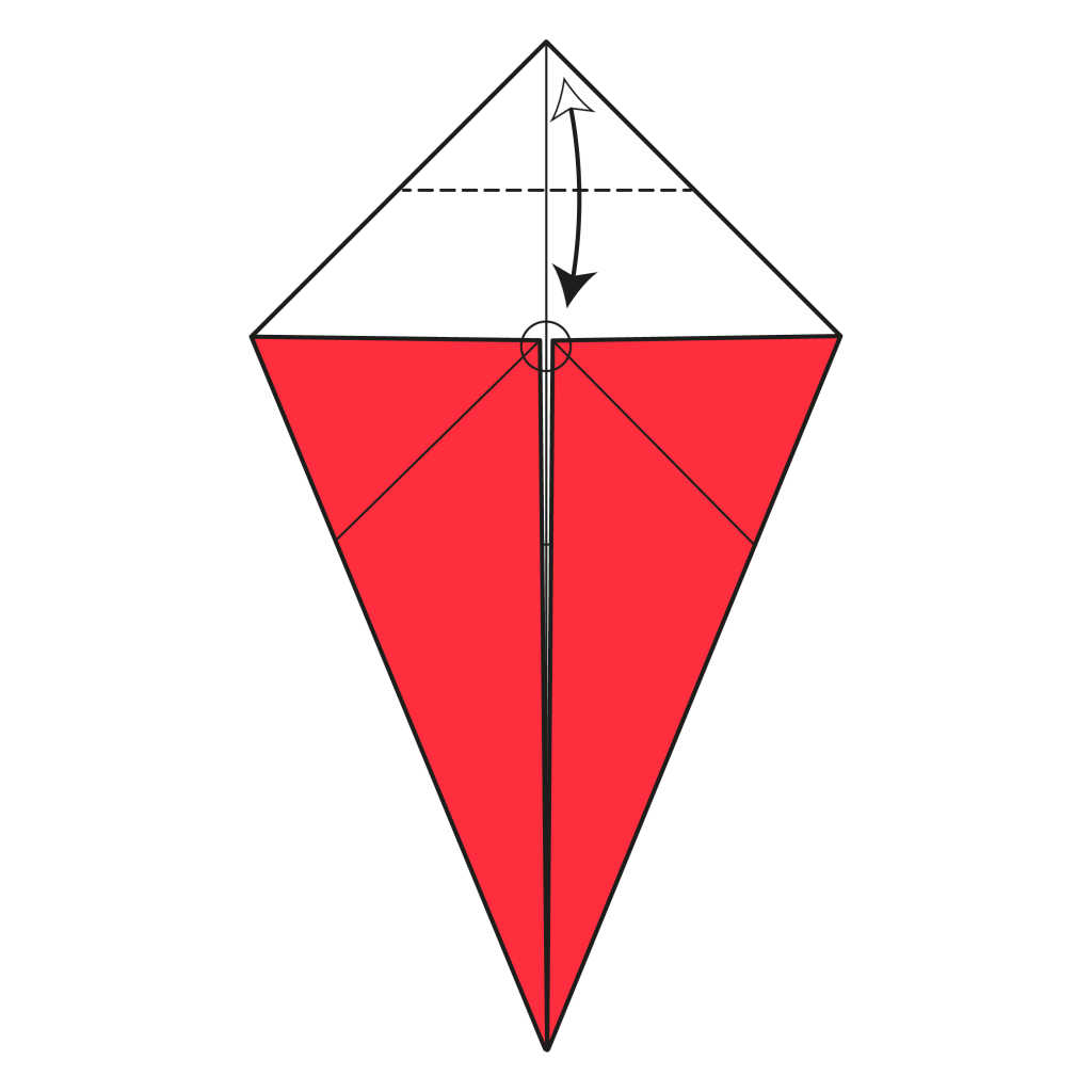 origami santa diagram step 3