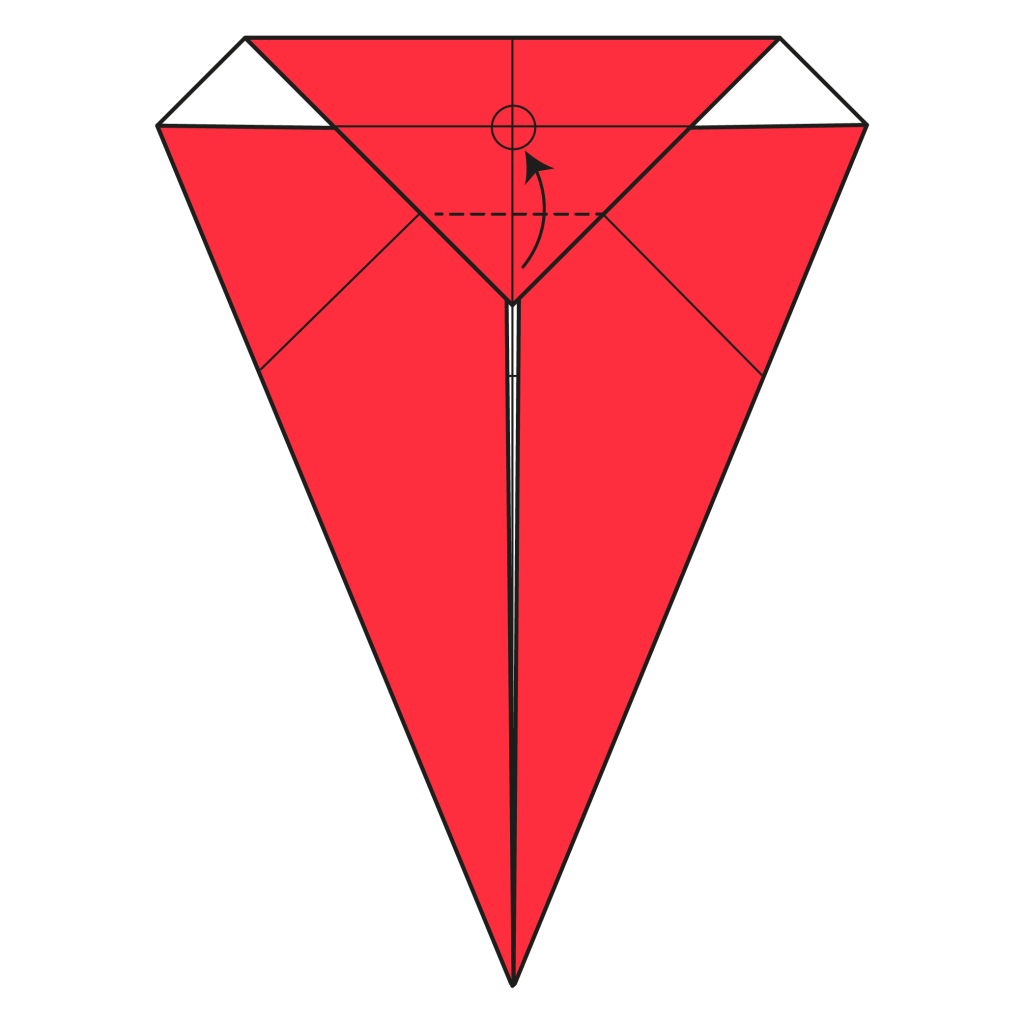 origami santa diagram step 5