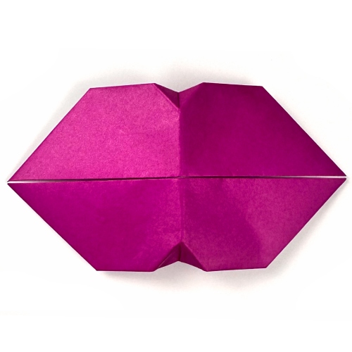 easy origami kissing lips